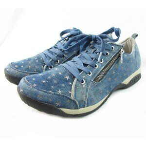 Blue Denim Star Sneakers